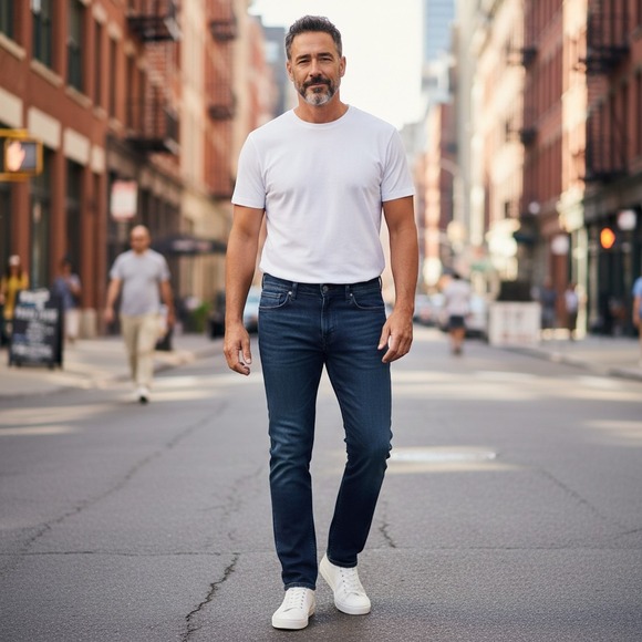 Warp + Weft Other - Warp + Weft Jeans Men's 32X30 Black AMS Amsterdam Slim Stretch Denim (32X30)